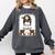 Baseball Mom Women Messy Bun Leopard Mother's Day Comfort Colors Sweatshirt Pepper Baseball Mom Women Messy Bun Leopard Mother's Day Comfort Colors Sweatshirt Pepper