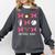 Baseball Nana Era Bows Baseball Mom Women Comfort Colors Sweatshirt Pepper