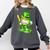 Baseball Player Ice Cream Drip Shamrocks St Patrick's Day Comfort Colors Sweatshirt Pepper Baseball Player Ice Cream Drip Shamrocks St Patrick's Day Comfort Colors Sweatshirt Pepper