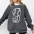Baseball Sport Player Monogram Cool Initial Letter J Comfort Colors Sweatshirt Pepper Baseball Sport Player Monogram Cool Initial Letter J Comfort Colors Sweatshirt Pepper