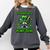 Baseball St Patrick's Day Irish Shamrock Trendy Comfort Colors Sweatshirt Pepper