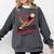 Baseball Valentine Love Is Our Home Run Apparel Comfort Colors Sweatshirt Pepper