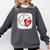 Bleached Custom Baseball Mom Number 17 Heart For Mom Comfort Colors Sweatshirt Pepper Bleached Custom Baseball Mom Number 17 Heart For Mom Comfort Colors Sweatshirt Pepper