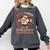 Boys & Women Men Baseball Valentine With Hearts Sporty Love Comfort Colors Sweatshirt Pepper
