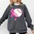 Breast Cancer Awareness Baseball Mom Comfort Colors Sweatshirt Pepper
