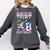 Bruh It's My 8th Birthday Baseball Ice Cream Drip 8 Year Old Comfort Colors Sweatshirt Pepper