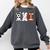 Bunny Football Baseball Sport Easter Day Comfort Colors Sweatshirt Pepper Bunny Football Baseball Sport Easter Day Comfort Colors Sweatshirt Pepper