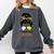 Busy Raising Ballers Tennis Baseball Mom Messy Bun Leopard Comfort Colors Sweatshirt Pepper