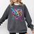 Camo Baseball Heart Drip Valentine Baseball Icecream Boys Comfort Colors Sweatshirt Pepper