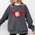 Cute Baseball &Cupid Wings Happy Valentines Boys Men Comfort Colors Sweatshirt Pepper