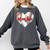 Cute Baseball Mom Heart Mother's Day Sport Mama Mom Life Comfort Colors Sweatshirt Pepper