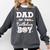 Dad Of The Birthday Boy Baseball Bday Family Comfort Colors Sweatshirt Pepper
