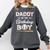 Daddy Of The Birthday Boy Baseball Matching Family Comfort Colors Sweatshirt Pepper