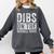 Dibs On The Baseball Coach Wife Girlfriend Comfort Colors Sweatshirt Pepper