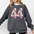 Distressed Baseball Number 44 Jersey Uniform Player Fan Comfort Colors Sweatshirt Pepper