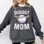 Dugout Mom Baseball Mommy Baseball Mother's Day Comfort Colors Sweatshirt Pepper