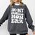 Family Mama In My Baseball Mom Era Comfort Colors Sweatshirt Pepper