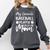 My Favorite Baseball Player Calls Me Mom For Baseball Mom Premium Comfort Colors Sweatshirt Pepper