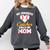 My Favorite Catcher Calls Me Mom Catcher Baseball Mom Heart Comfort Colors Sweatshirt Pepper