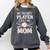 My Favorite Player Calls Me Mom Baseball Mom Game Day Comfort Colors Sweatshirt Pepper