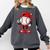 Game Day Baseball Drip Valentine Hearts Sport Lover Comfort Colors Sweatshirt Pepper