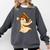Ghost Baseball Halloween Costume Men Boys Kids Comfort Colors Sweatshirt Pepper