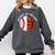 Granny Of Ballers Baseball Basketball Grandma Granny Comfort Colors Sweatshirt Pepper