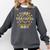 Groovy Retro One Thankful Baseball Mom Thanksgiving Fall Comfort Colors Sweatshirt Pepper