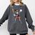 Halloween Skeleton Playing Baseball 67 Six Seven Meme Comfort Colors Sweatshirt Pepper
