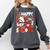 Happy 100 Days Of School Baseball Football PE Teacher Comfort Colors Sweatshirt Pepper