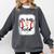 My Heart Is On That Field Baseball Mom Momm Comfort Colors Sweatshirt Pepper