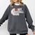 I Heart Hot Baseball Moms Comfort Colors Sweatshirt Pepper