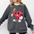 Heart Play Baseball Valentine's Day Teens Boys Girls Kids Comfort Colors Sweatshirt Pepper Heart Play Baseball Valentine's Day Teens Boys Girls Kids Comfort Colors Sweatshirt Pepper