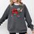 Heart Valentines Day Baseball Men Boys Kids Teens Comfort Colors Sweatshirt Pepper