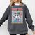 I Hit 100 Days Of School Baseball Ice Cram Drip 100th Boys Comfort Colors Sweatshirt Pepper