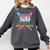 HUGvyn 100 Drippy Days Of School Baseball Ice Cream 100 Days Comfort Colors Sweatshirt Pepper