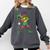 Jester Baseball Mardi Gras Carnival Sport Men Boy Teen Kids Comfort Colors Sweatshirt Pepper