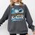 Kid 100 Days Of School Drip Baseball Ice Cream 100th Day Boy Comfort Colors Sweatshirt Pepper