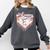 Kids Happy Easter Bunny Playing Baseball Boy Ice Cream Drip Comfort Colors Sweatshirt Pepper