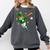Leprechaun Play Baseball St Patrick's Day Men Kid Boys Comfort Colors Sweatshirt Pepper
