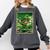 Leprechaun Playing Baseball Japanese Art St Patricks Day Comfort Colors Sweatshirt Pepper
