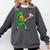 Leprechaun Playing Baseball St Patricks Day Men Boys Kids Comfort Colors Sweatshirt Pepper