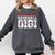 Loud And Proud Baseball Gigi Baseball Mom Comfort Colors Sweatshirt Pepper