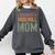 Loudmouth Baseball Mom Sports Cute Text Comfort Colors Sweatshirt Pepper