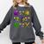Mardi Gras Baseball Coquette Bow Fat Tuesday Parade Girls Comfort Colors Sweatshirt Pepper Mardi Gras Baseball Coquette Bow Fat Tuesday Parade Girls Comfort Colors Sweatshirt Pepper