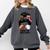 Mom Of Ballers Messy Bun Football Mom Baseball Mom Of Both Premium Tri-Blend Comfort Colors Sweatshirt Pepper