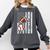 Mom Of Ballers USA Flag Football Baseball Mom Comfort Colors Sweatshirt Pepper