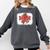 Mom Of Both Baseball Mom Mommy Comfort Colors Sweatshirt Pepper