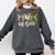 Mom Of Both Softball Baseball Mom Comfort Colors Sweatshirt Pepper