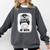 Mom Of Both Volleyball And Baseball Mom For Women Messy Bun Comfort Colors Sweatshirt Pepper
